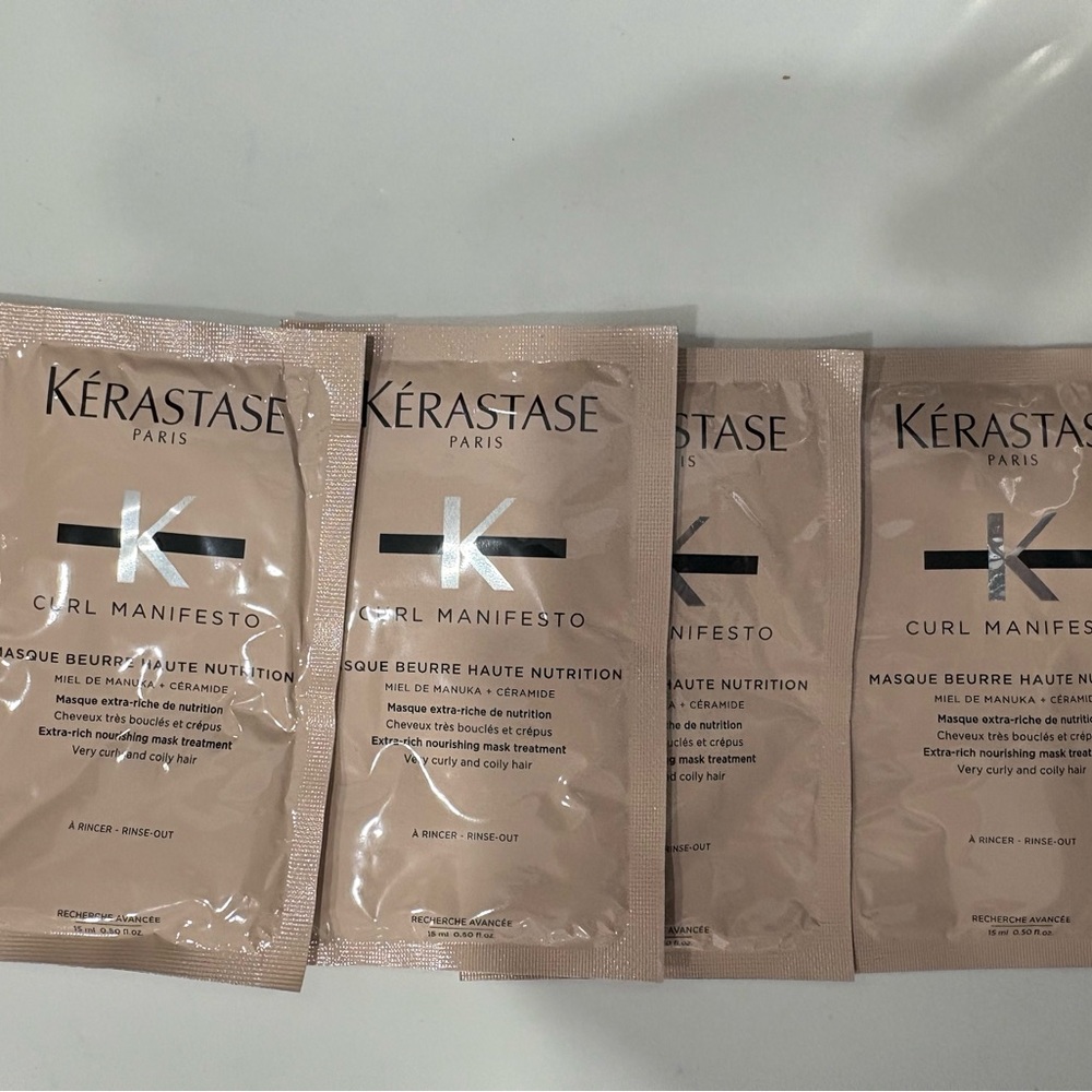 Curl Manifesto 4 of Beurre Haute Nutrition  Mask 15 ml Sample packets